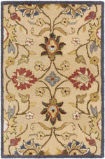 Eckville Traditional Ivory Area Rug