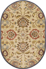 Eckville Traditional Ivory Area Rug