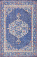 Chieti Traditional Dark Blue Area Rug