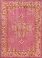 Chieti Traditional Bright Pink Area Rug