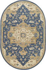 Roblin Traditional Navy Area Rug