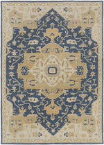 Roblin Traditional Navy Area Rug