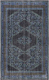Scafati Traditional Navy Area Rug