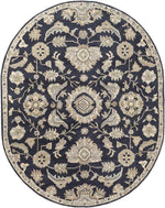 Caraquet Traditional Ink Area Rug