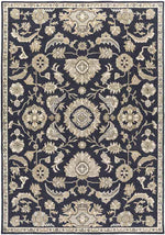 Caraquet Traditional Ink Area Rug