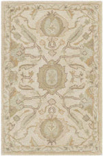 Nackawic Traditional Beige Area Rug