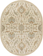 Nackawic Traditional Beige Area Rug