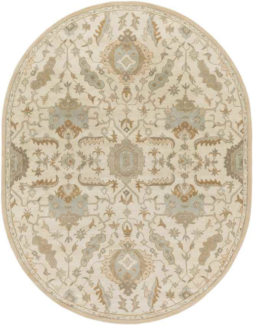 Nackawic Traditional Beige Area Rug