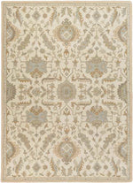 Nackawic Traditional Beige Area Rug