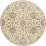 Nackawic Traditional Beige Area Rug