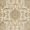 Nackawic Traditional Beige Area Rug