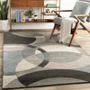 Besancon Modern Khaki Area Rug