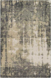 Barren Traditional Navy Area Rug