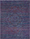 Cocagne Traditional Teal Area Rug
