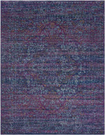 Cocagne Traditional Teal Area Rug