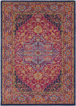 Aquaforte Traditional Garnet Area Rug