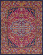 Aquaforte Traditional Garnet Area Rug