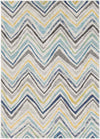 Baytona Modern Dark Blue Area Rug