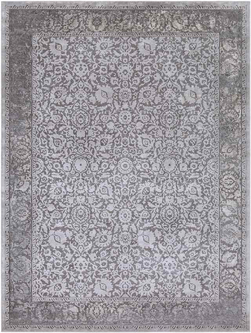 Lourdes Traditional Taupe Area Rug