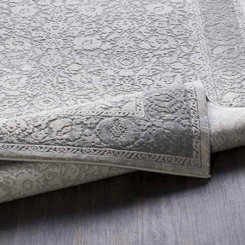 Lourdes Traditional Taupe Area Rug
