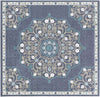 Balcarres Traditional Navy Area Rug