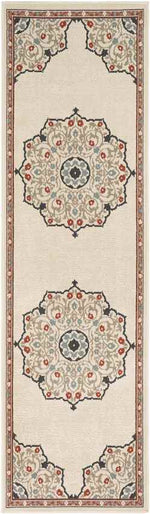 Balcarres Traditional Burnt Orange Area Rug