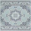 Lyla Traditional Aqua Area Rug