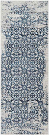Dalmeny Traditional Navy Area Rug