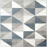Davidson Modern Sky Blue/Navy Area Rug