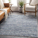 Delisle Modern Navy Area Rug
