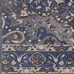 Kamsack Traditional Navy Area Rug