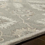 Kinistino Traditional Charcoal Area Rug