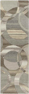 Besancon Modern Dark Brown Area Rug