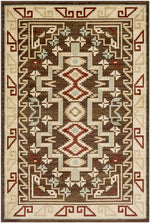 Ogema Rustic Dark Brown Area Rug