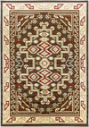 Ogema Rustic Dark Brown Area Rug