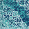 Radville Traditional Teal Area Rug