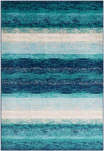Rosthern Modern Teal Area Rug
