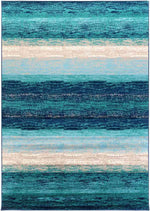 Rosthern Modern Teal Area Rug