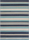 Wapella Modern Aqua Area Rug