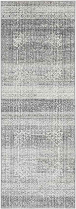 Langweer Traditional Light Gray Area Rug