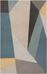 Lollum Modern Teal Area Rug