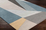 Lollum Modern Teal Area Rug