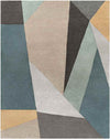 Lollum Modern Teal Area Rug