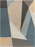 Lollum Modern Teal Area Rug