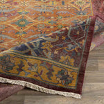 Sprong Traditional Mauve Area Rug