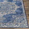 Staveren Traditional Bright Blue Area Rug