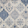 Steggerda Global Bright Blue Area Rug