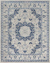 Suameer Traditional Navy Area Rug