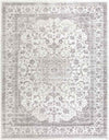 Terband Traditional Light Gray Area Rug