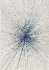 Tibma Modern Dark Blue Area Rug